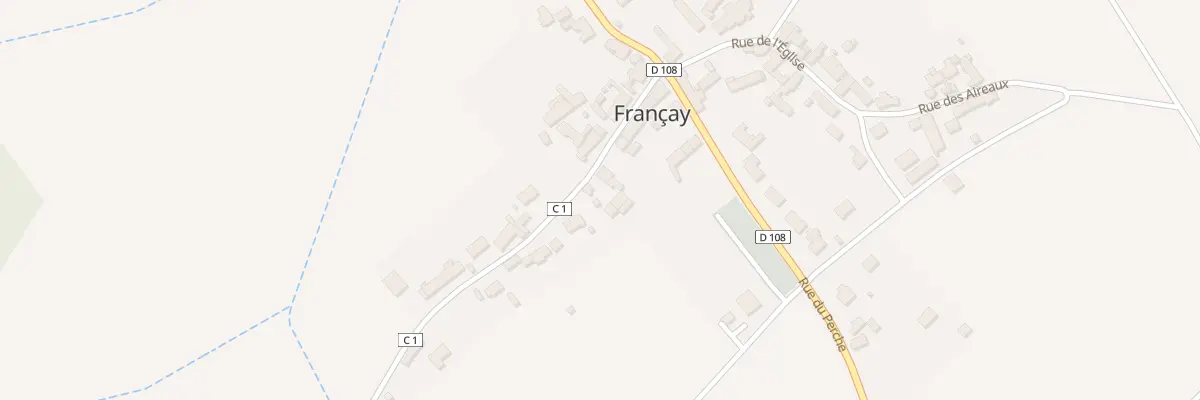 Plan du 8 Rue de St Etienne à Françay