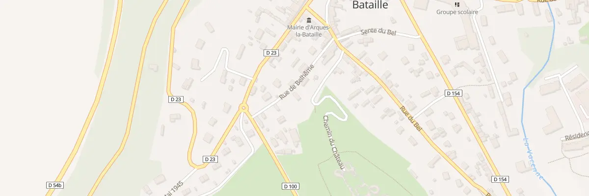 Plan du 9003 Rue de Belhème à Arques-la-Bataille