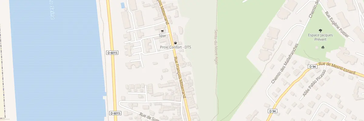 Plan du 96 Rue François Mitterrand à Amfreville-la-Mi-Voie