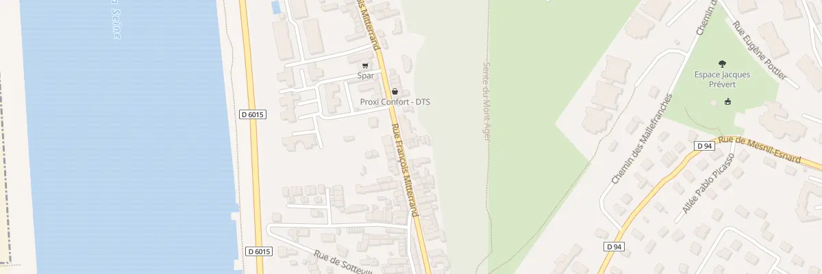Plan du 94 Rue François Mitterrand à Amfreville-la-Mi-Voie