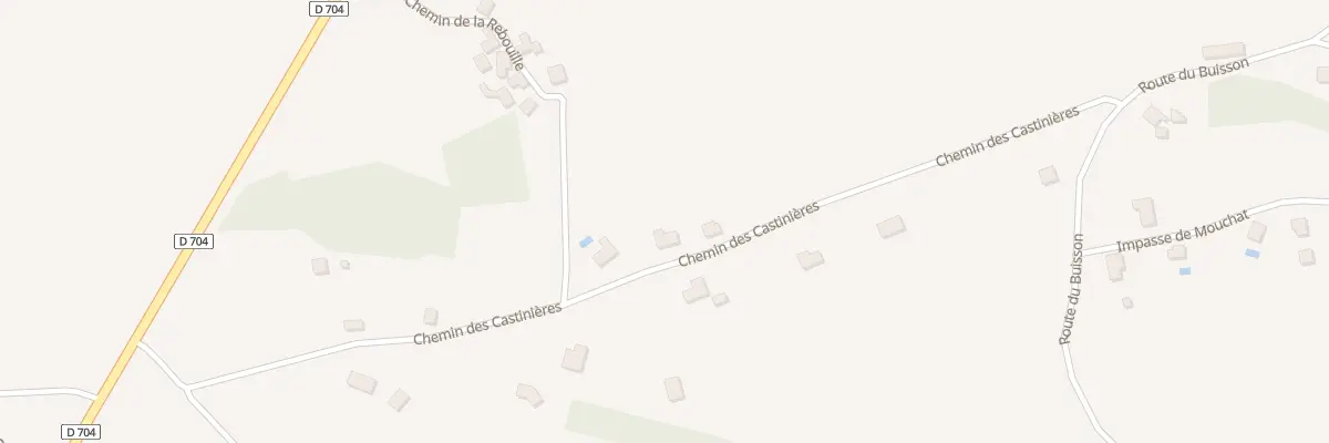 Plan du 385 Che des Castinières à Cherveix-Cubas