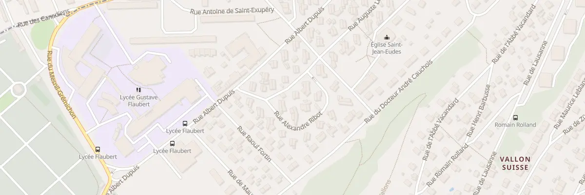 Plan du 10 Rue Auguste Leblond à Rouen