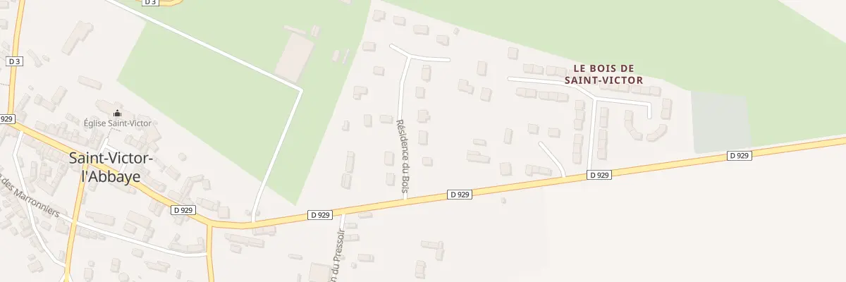 Plan du 4 Res du Bois à Saint-Victor-l’Abbaye