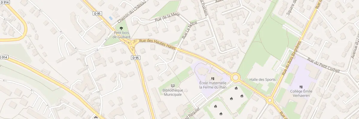 Plan du 53 Rue des Hautes Haies à Bonsecours