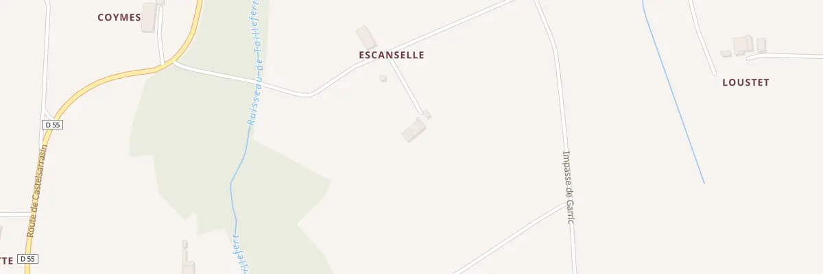 Plan du 5219 Escanselle à Saint-Sardos