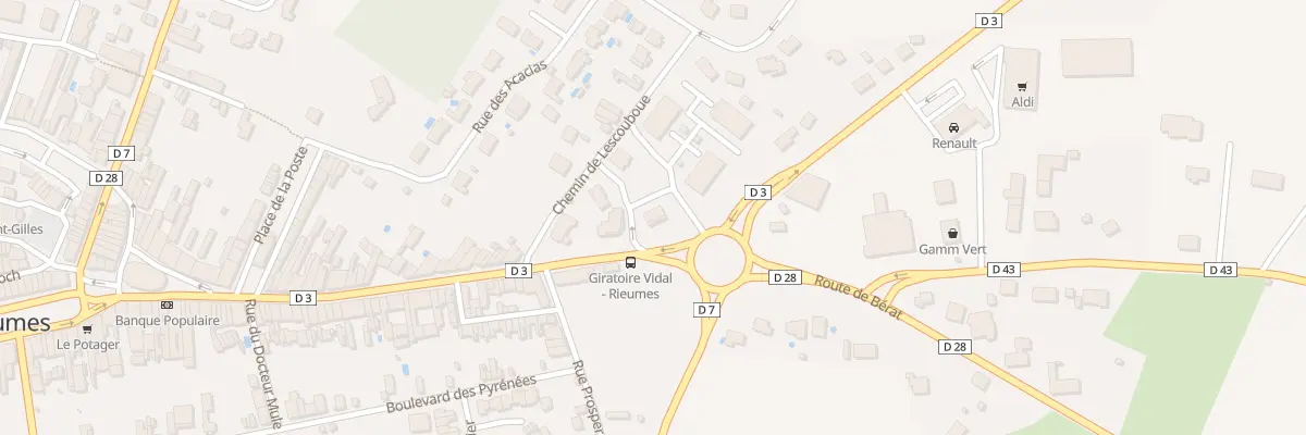Plan du 7 Rue du Levant à Rieumes