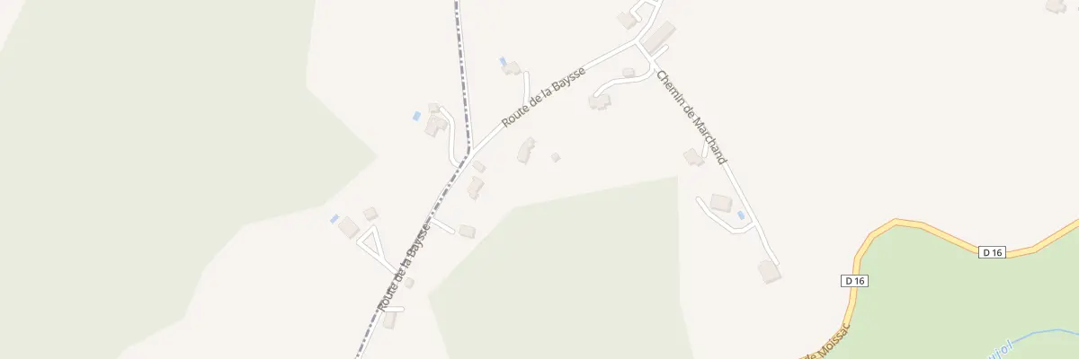 Plan du 335 Rte de la Baysse à Durfort-Lacapelette