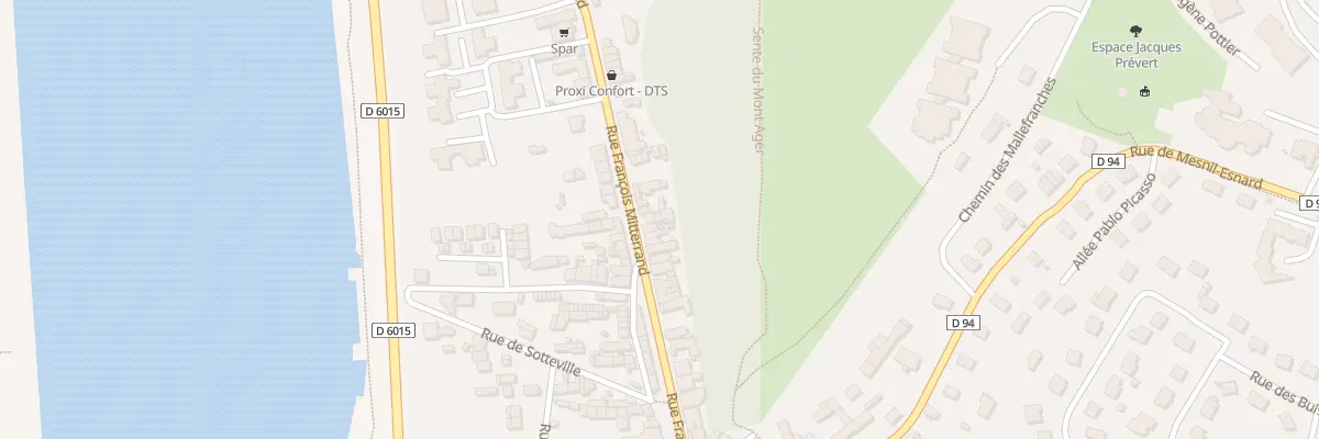 Plan du 86A Rue François Mitterrand à Amfreville-la-Mi-Voie