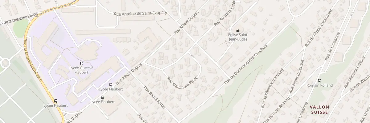 Plan du 14 Rue Auguste Leblond à Rouen
