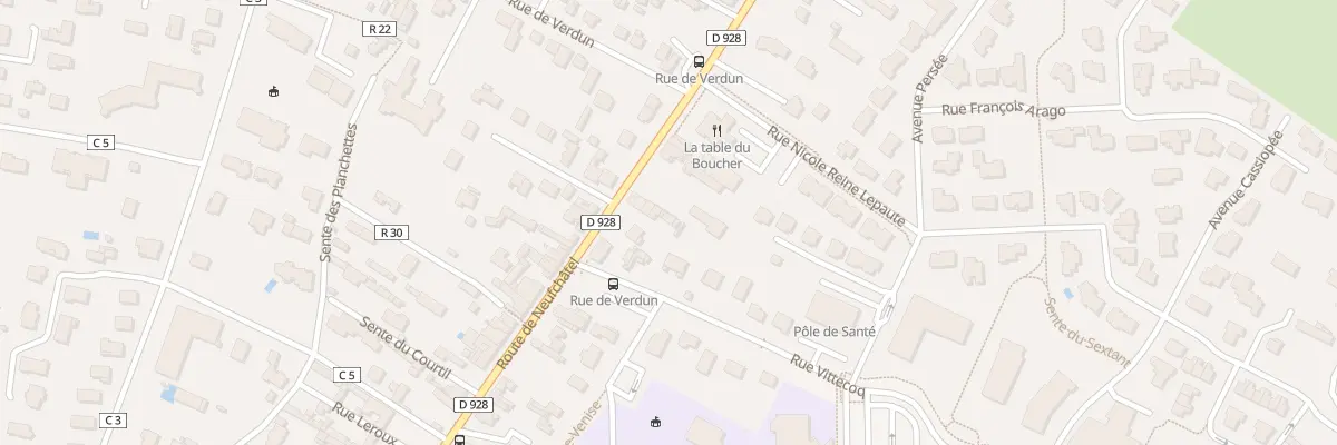 Plan du 3870 Rte de Neufchâtel à Bois-Guillaume