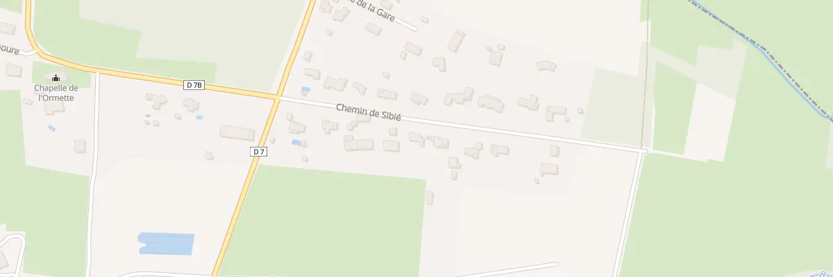 Plan du 140 Che de Sibie à Rieumes