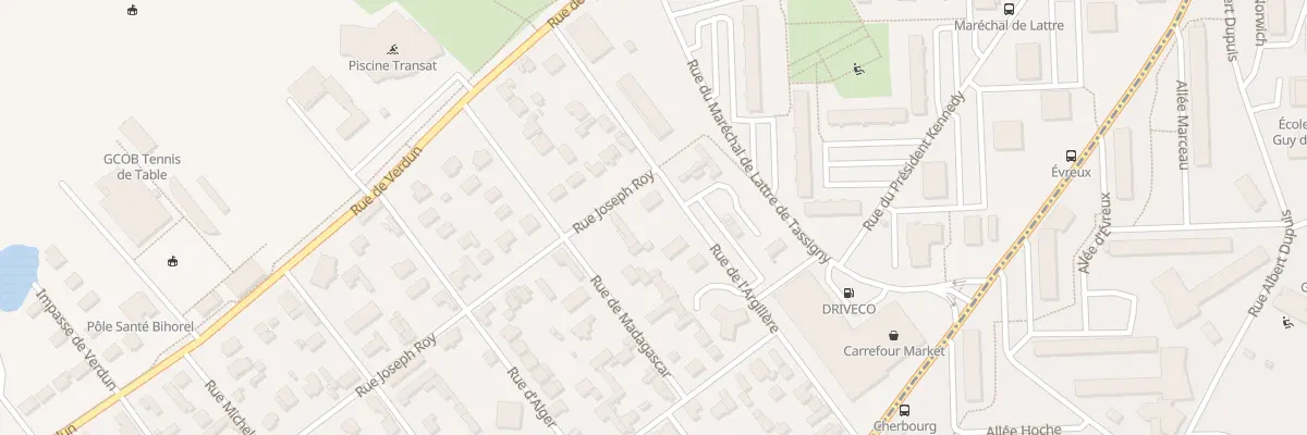 Plan du 4 Rue de l’Argiliere à Bihorel