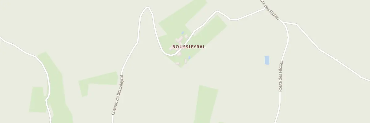 Plan du 970 Che de Boussieyral à Saint-André-d’Allas