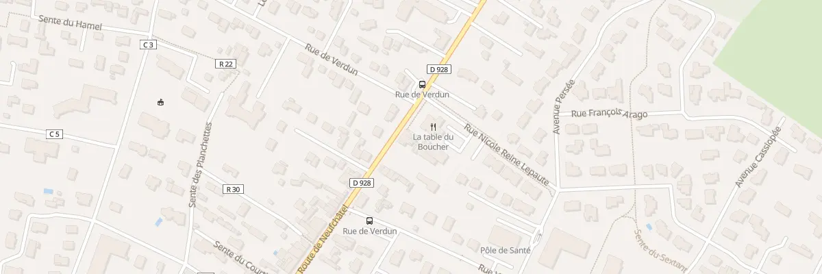 Plan du 3922 Rte de Neufchâtel à Bois-Guillaume