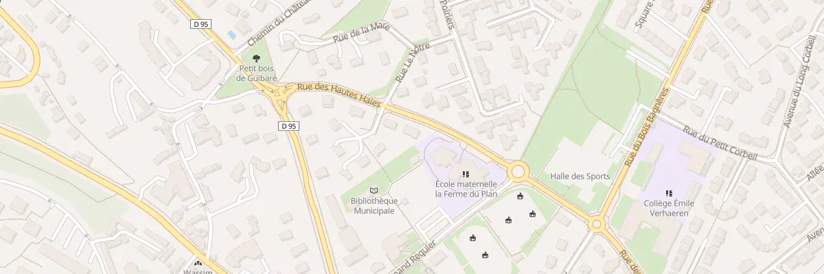 Plan du 51 Rue des Hautes Haies à Bonsecours