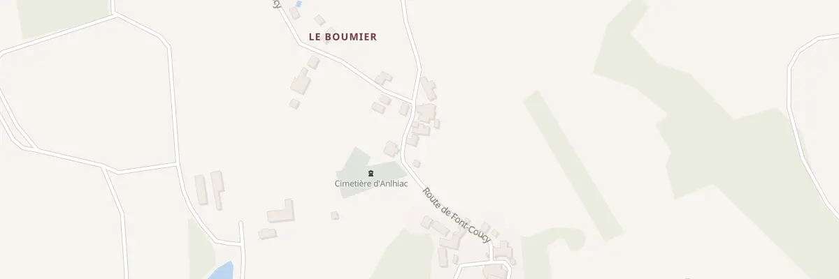 Plan du 27 Le Bourmier à Anlhiac