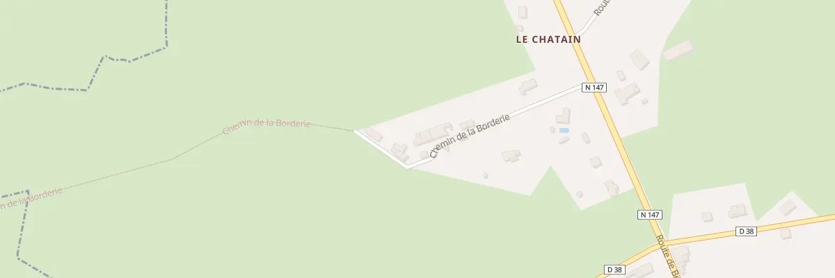 Plan du 10 Che de la Borderie à Chamboret