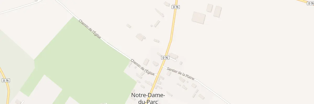 Plan du 53 Rte du Parc à Notre-Dame-du-Parc