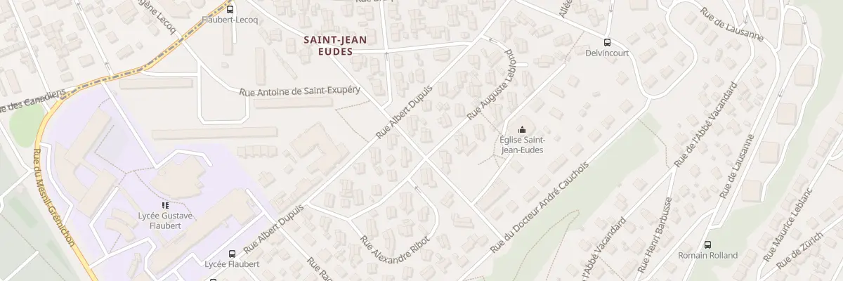 Plan du 21 Rue Auguste Leblond à Rouen