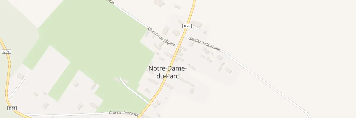 Plan du 42 Rte du Parc à Notre-Dame-du-Parc