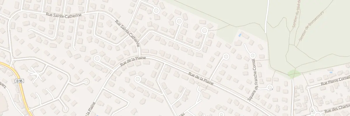 Plan du 45 Rue de la Plaine à Bonsecours