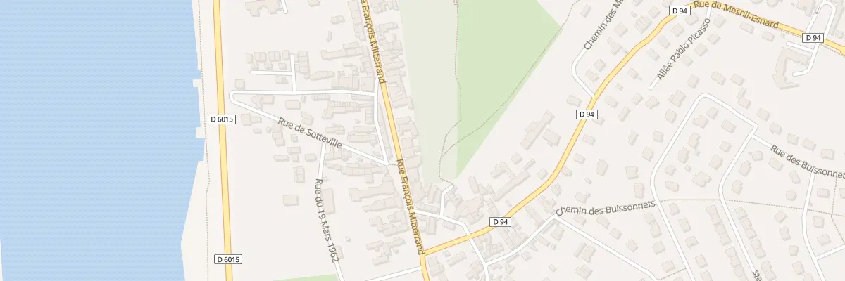 Plan du 62 Rue François Mitterrand à Amfreville-la-Mi-Voie