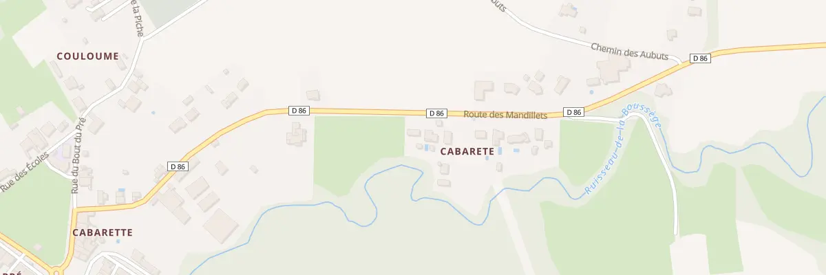 Plan du 18 Rte des Mandillets au Plan