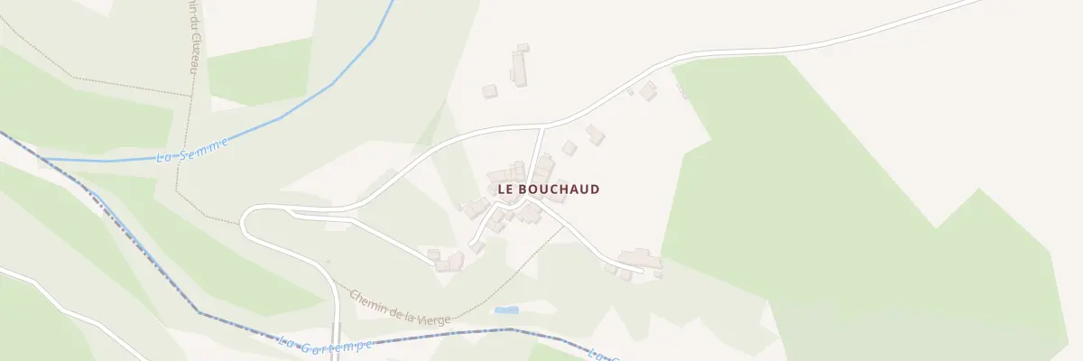 Plan du 5443 Le Bouchaud à Droux