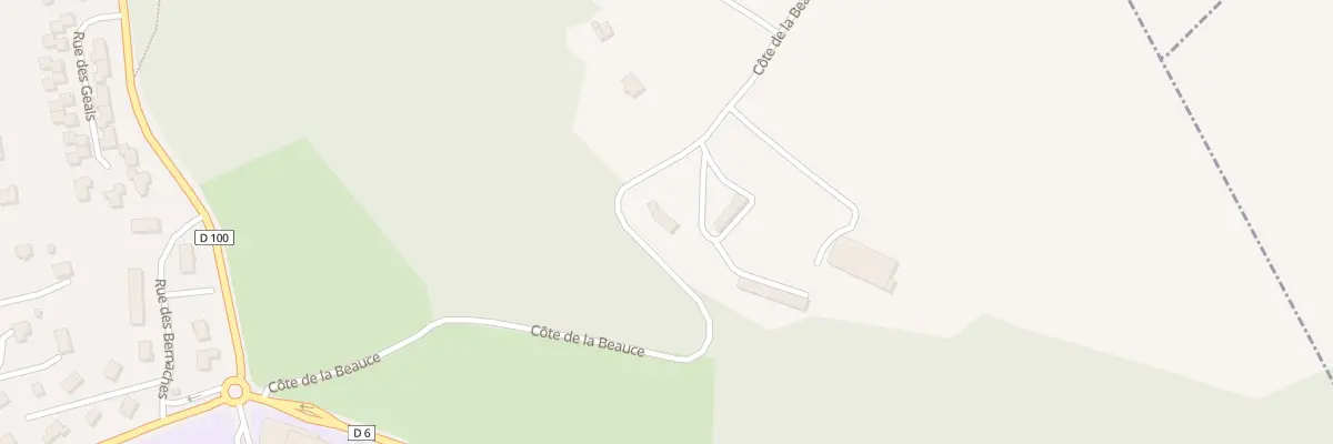Plan du 474 Côte de la Beauce à Clères
