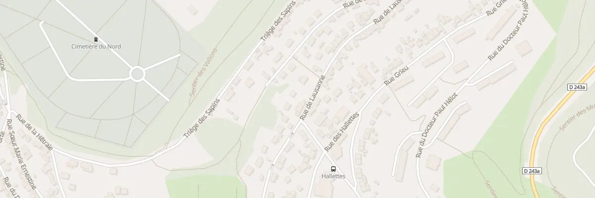 Plan du 3 Rue de Lausanne à Rouen