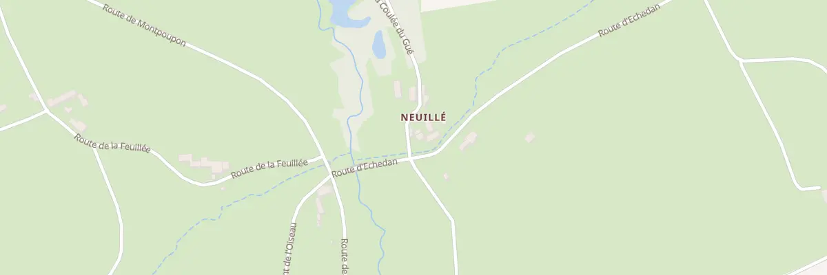Plan du 21 Rue Coulee du Gue à Épeigné-les-Bois