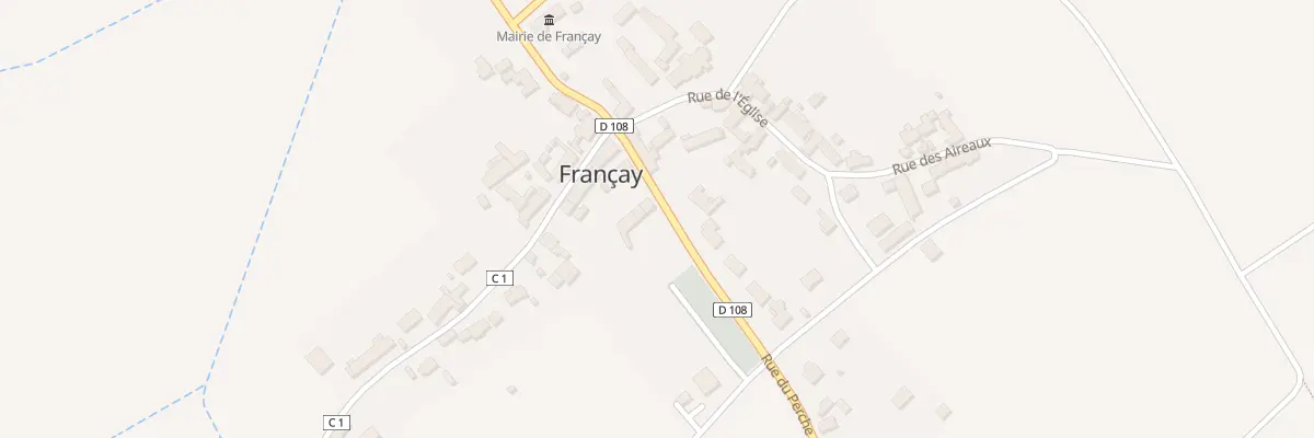 Plan du 8 Rue du Perche à Françay