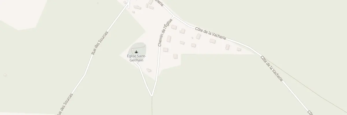 Plan du 6 Che de l’Eglise à La Vacherie