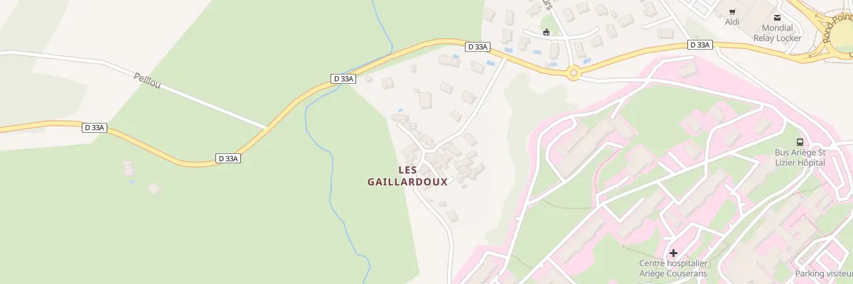 Plan du 232 Gaillardoux à Saint-Lizier