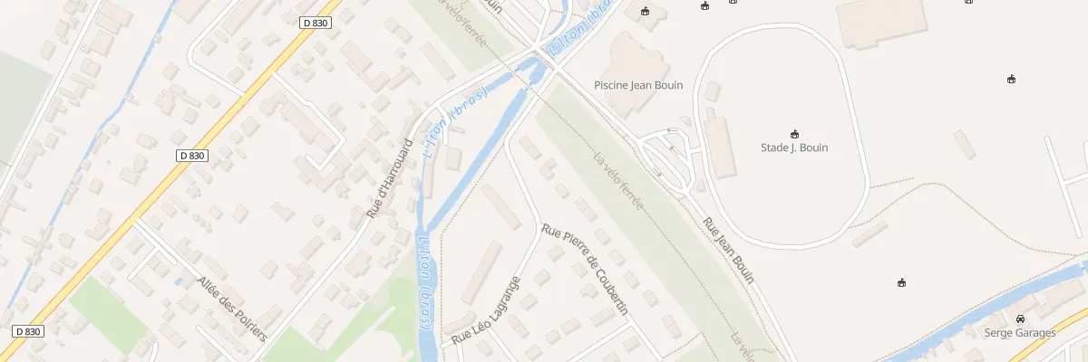 Plan du 5 Rue Léo Lagrange à Évreux
