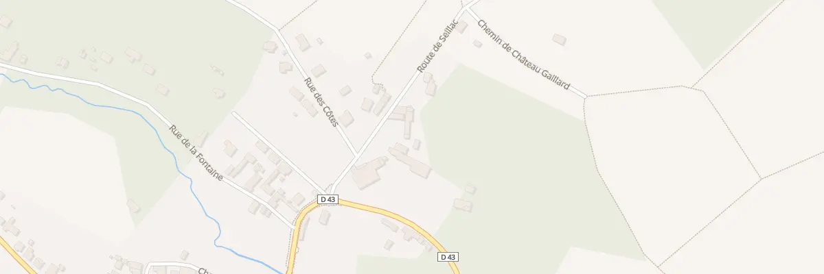 Plan du 3 Rte de Seillac à Mesland