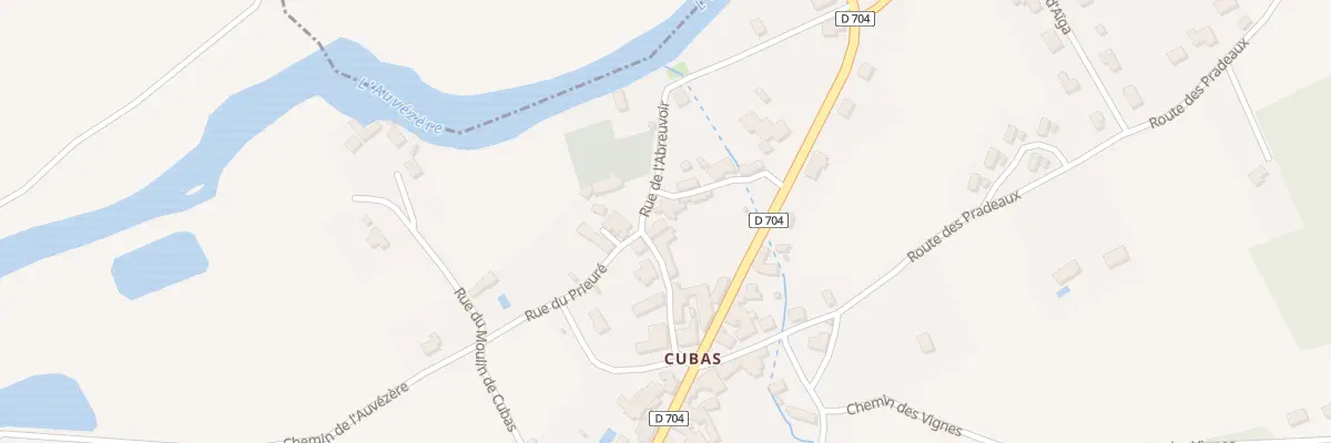 Plan du 101 Pl de l’Ordre de Fontevrault à Cherveix-Cubas