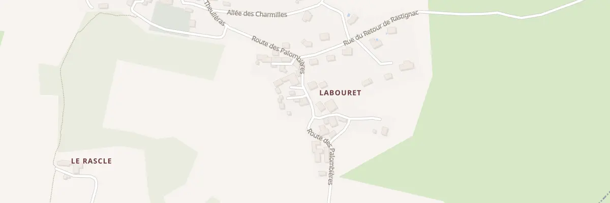 Plan du 6 Rte des Palombières à Azerat
