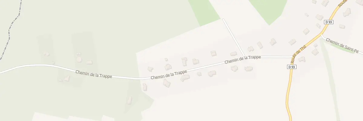 Plan du 294 Che de la Trappe au Castéra