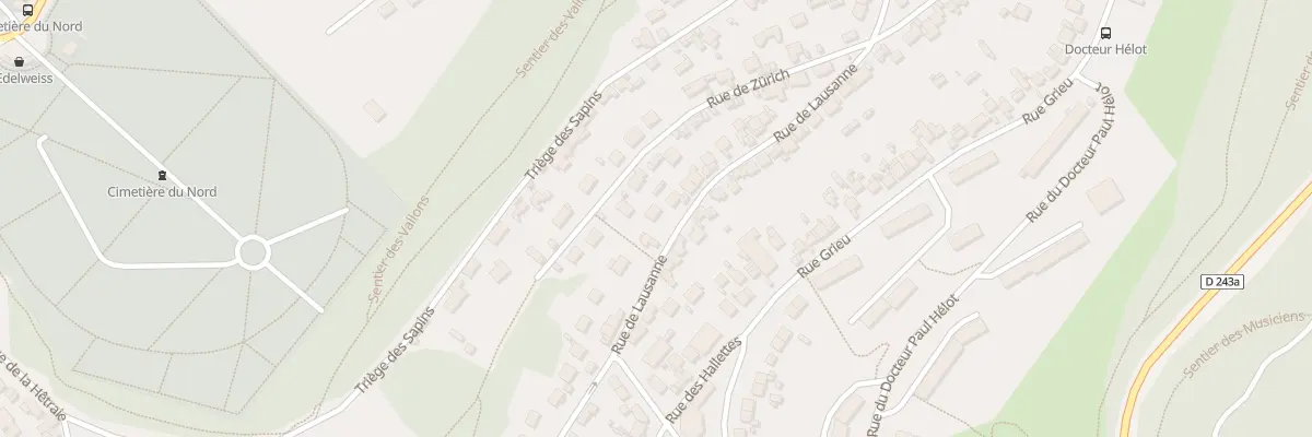 Plan du 17 Rue de Lausanne à Rouen