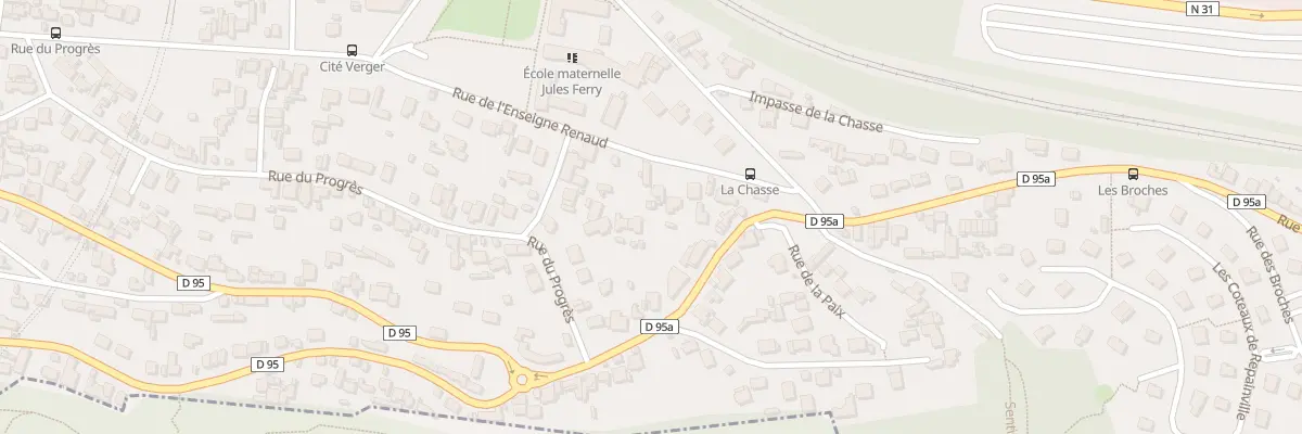 Plan du 9 Rue de l’Enseigne Renaud à Rouen