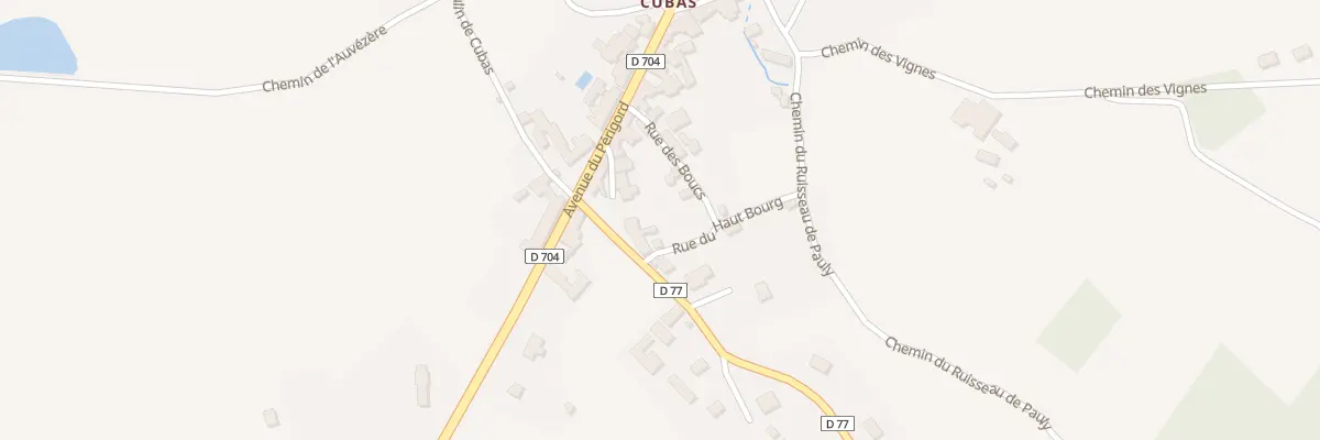 Plan du 41 Pl du Charron à Cherveix-Cubas