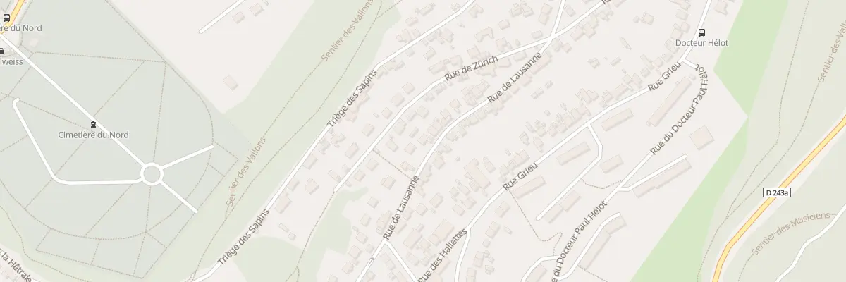 Plan du 19 Rue de Lausanne à Rouen