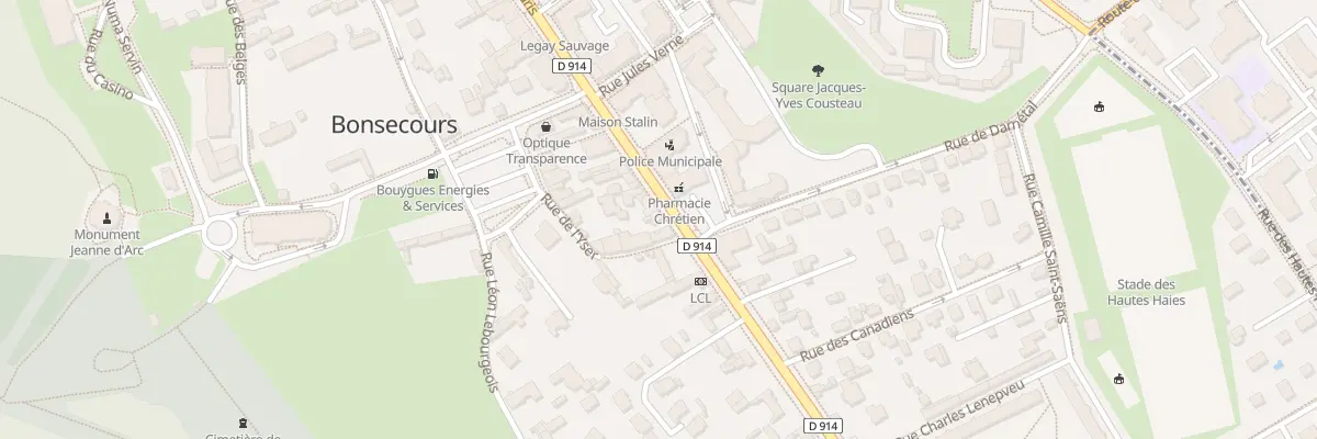 Plan du 53 Rte de Paris à Bonsecours
