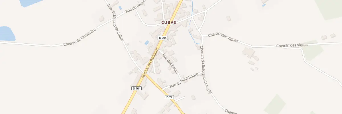 Plan du 41 Rue des Boucs à Cherveix-Cubas