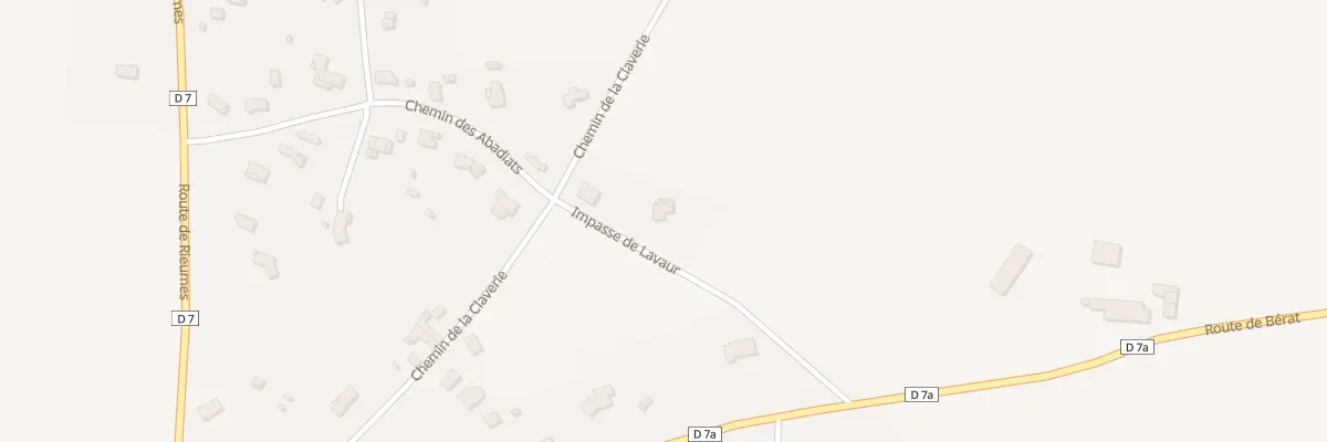 Plan du 5003F Claverie à Labastide-Clermont