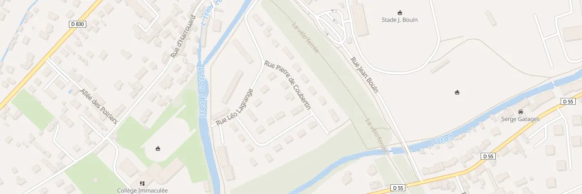 Plan du 6 Rue Pierre de Coubertin à Évreux