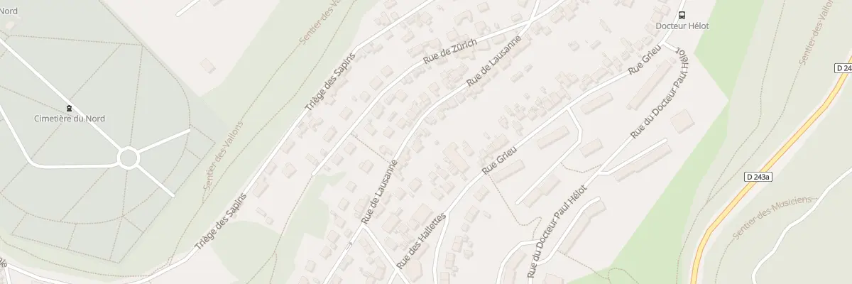 Plan du 16 Rue de Lausanne à Rouen