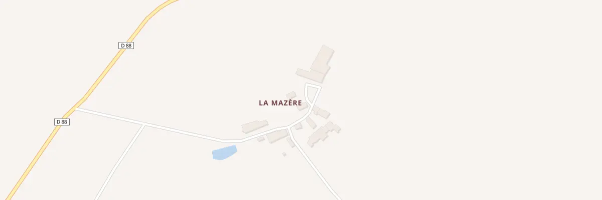 Plan du 4 La Mazere à Dinsac