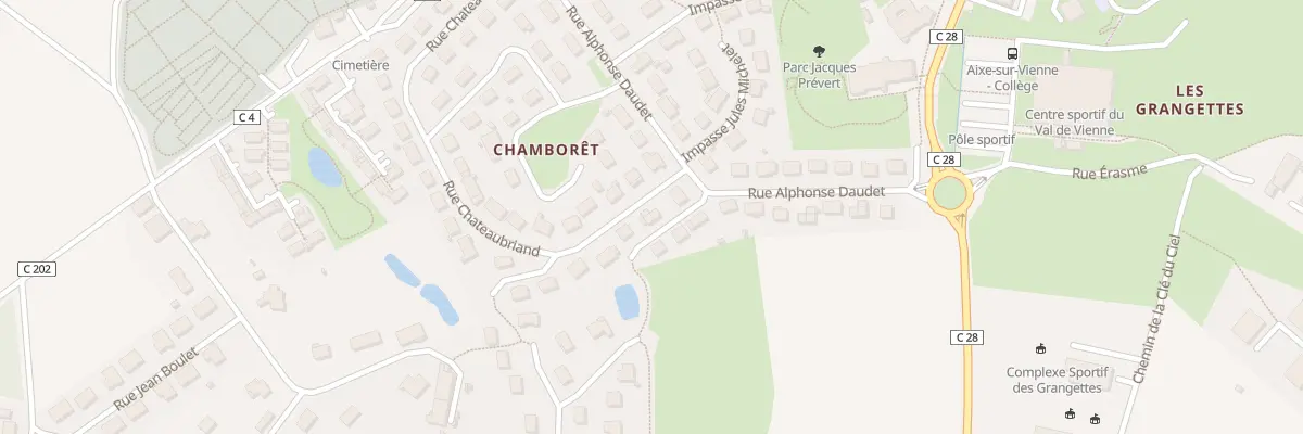 Plan du 38 Rue Chateaubriand à Aixe-sur-Vienne
